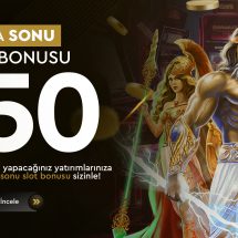 %50 Haftasonu Slot Bonusu